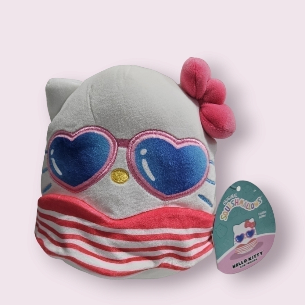Hello Kitty Squishmallow 6-Inch Plush Toy New